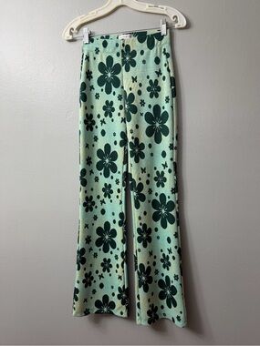 Urban Outfitters Bryn Flower Power Vintage Retro Soft Flare Pants Size xSmall